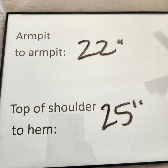 Lands End blue green yellow multi color wavey fleece pullover womens size M - Picture 6 of 6